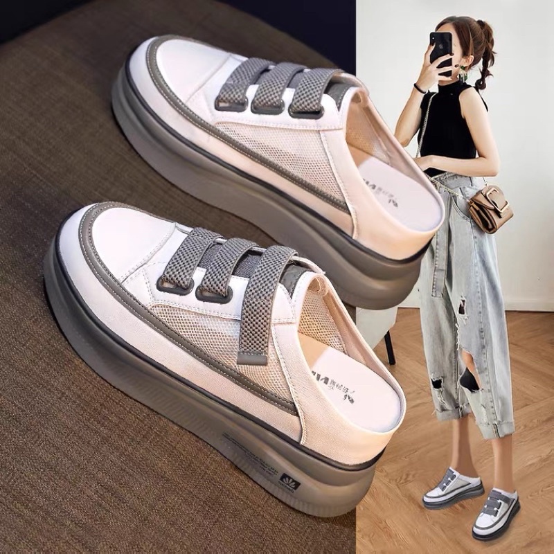 giày sục nữ độn đế