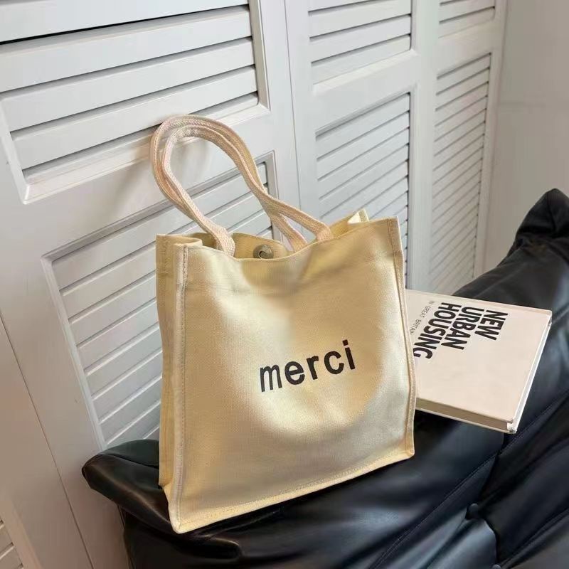 Túi Tote Mềm Đeo Vai Phong Cách Hàn Nhật Đơn Giản Cho Nữ túi máy tính xách tay giấy A4 túi hàng hóa Có thể đựng sách / máy tính bảng