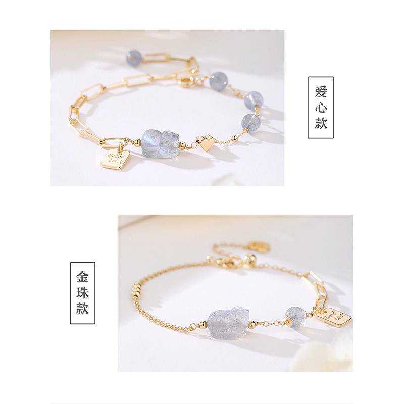 ♈️  Vòng Đeo Tay May Mắn Đính Pha Lê Mang Lại May Mắn đá phong thuỷ vòng tay Chính Hãng Thạch anh