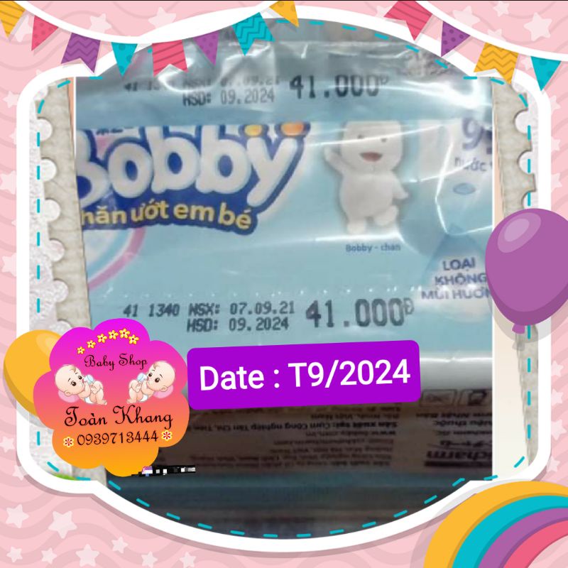 RẺ QUÁ RẺCOMBO 18 GÓI KHĂN ƯỚT BOBBY 100 TỜ