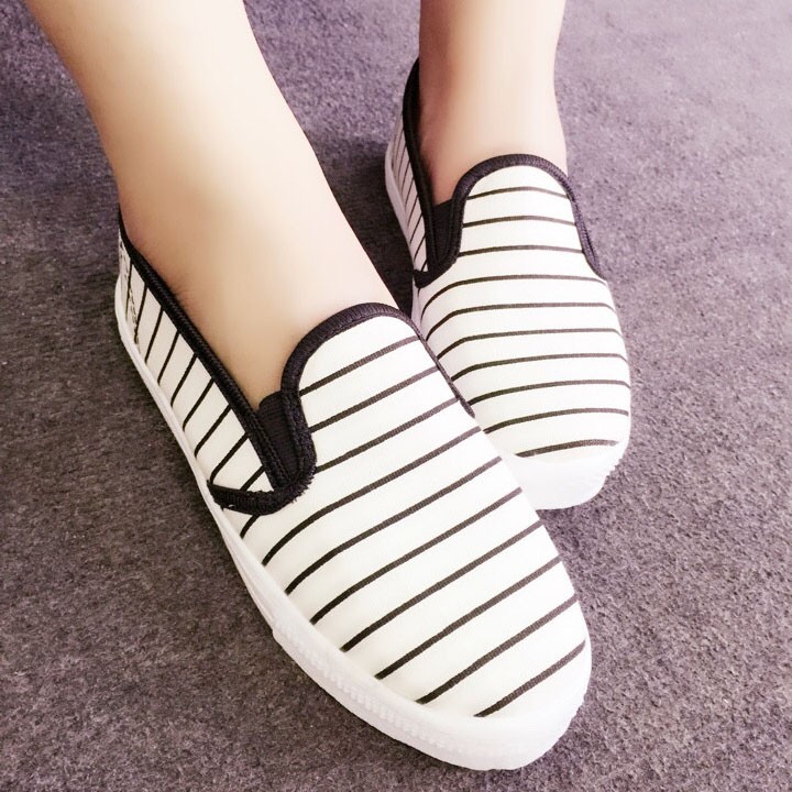 Giày slip on sọc nhỏ Koin VV54