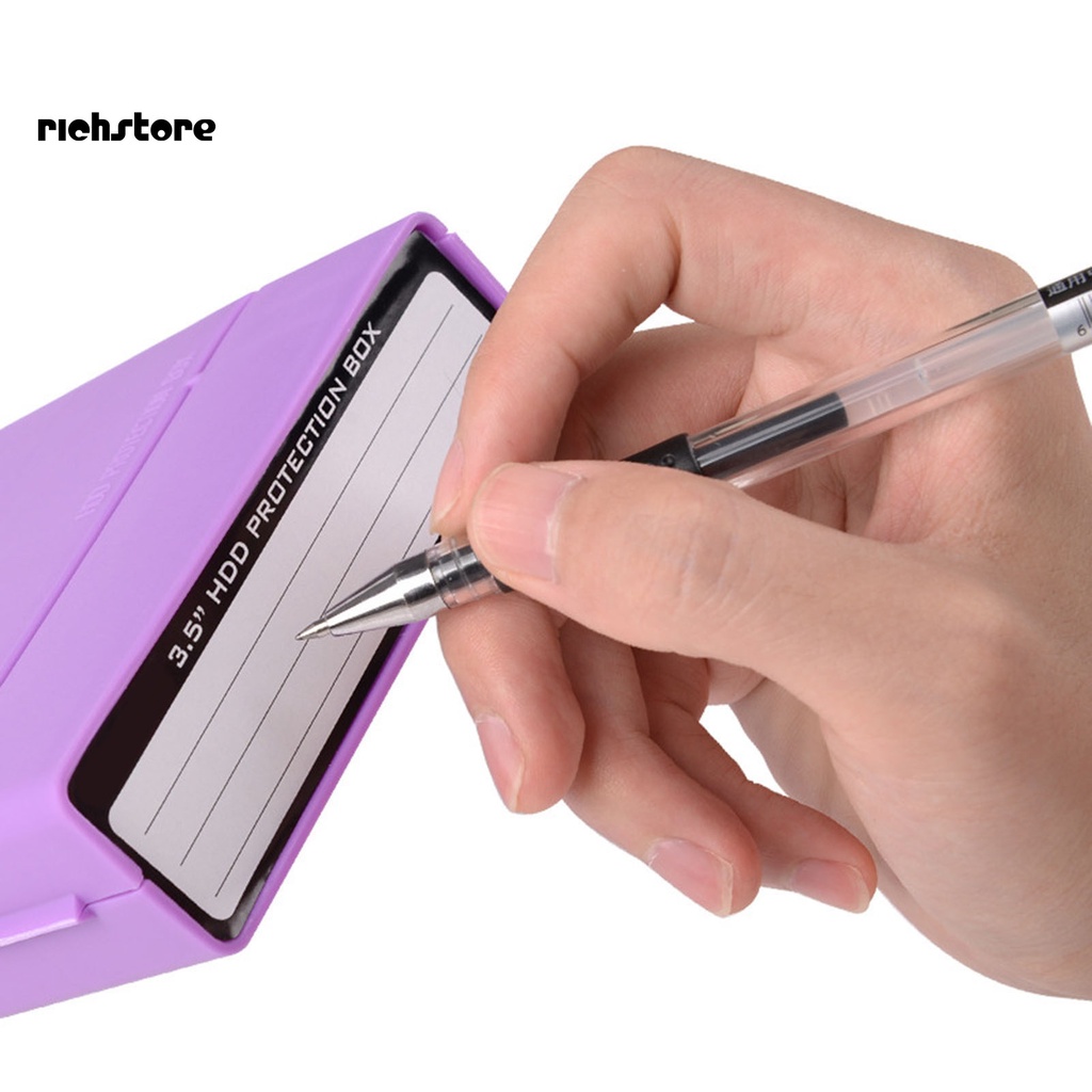 Hộp Đựng Ổ Cứng Chống Sốc Màu Trơn 3.5 Inch Ốp | BigBuy360 - bigbuy360.vn