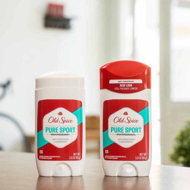 Lăn sáp khử mùi nam Old Spice Pure Sport (sáp trắng) 85g , 14g