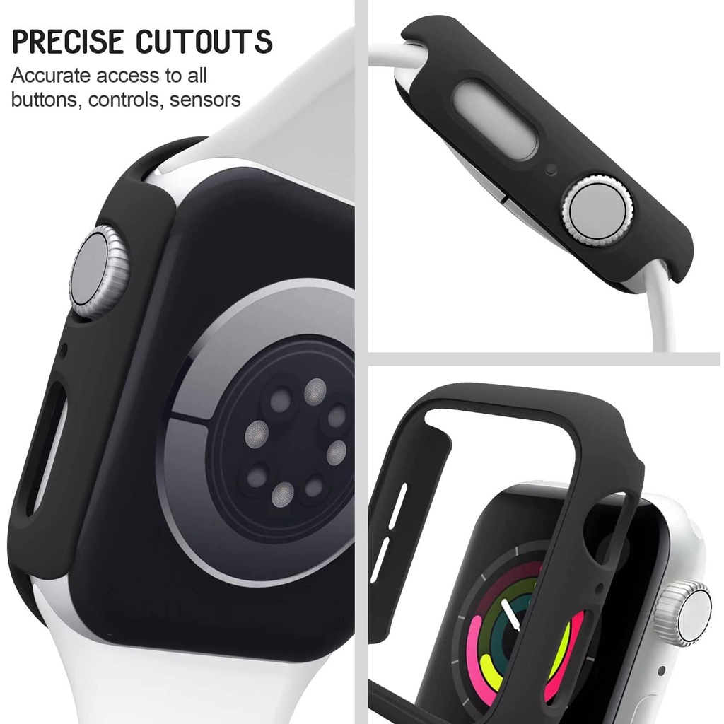 Ốp Bảo Vệ Máy Tính Bảng Bằng PC Cứng Siêu Nhẹ 45mm 41mm 44mm 40mm 42mm 38mm Cho Apple Watch Series 8 / 7 / SE / 6 / 5 / 4 / 3 / 2 / 1