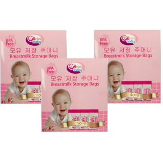 Combo 3 hộp túi trữ sữa gb baby