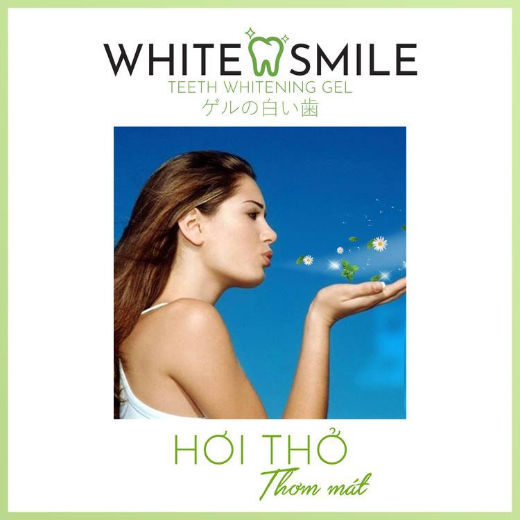 Gel Tẩy Trắng Răng White Smile Sakura - Bút Làm Trắng Răng, Tẩy Cao Răng Ố Vàng Ngay Tại Nhà  Số 1 Nhật Bản