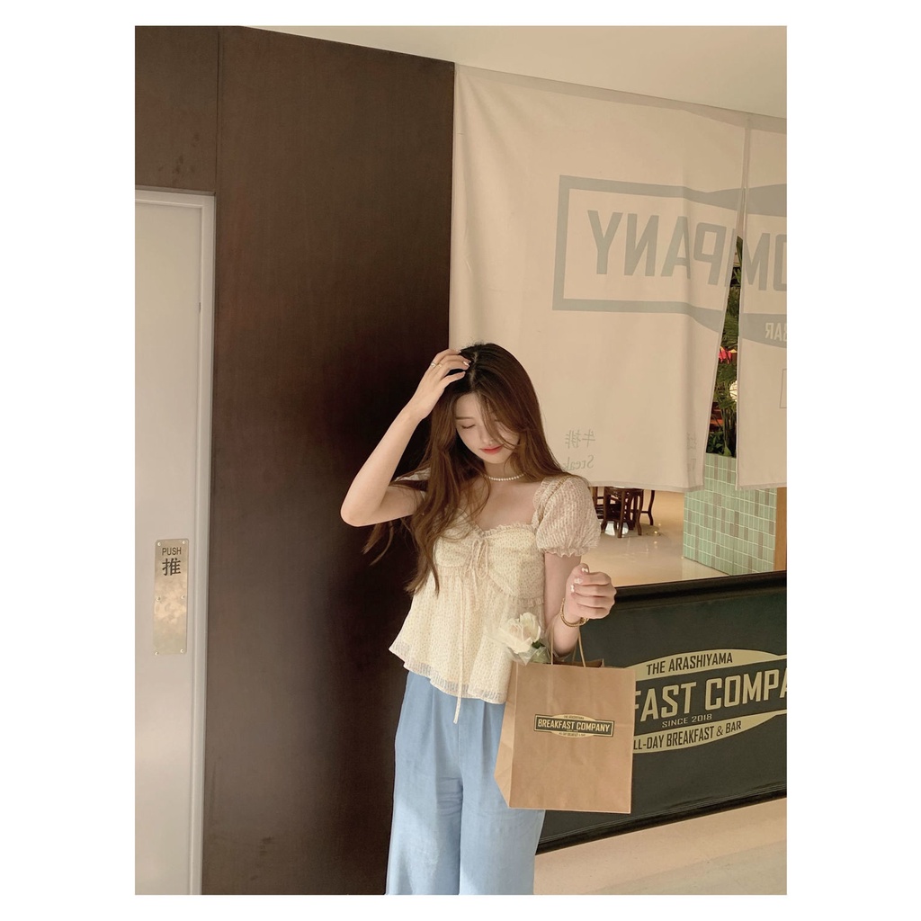 Summer Fashion Women's Summer Floral Print Chiffon Off shoulder Shirt | BigBuy360 - bigbuy360.vn