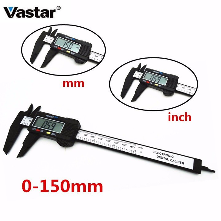 Thước Kẹp Vastar Đo Cơ Khí Điện Tử 150mm Có Màn Hình LCD