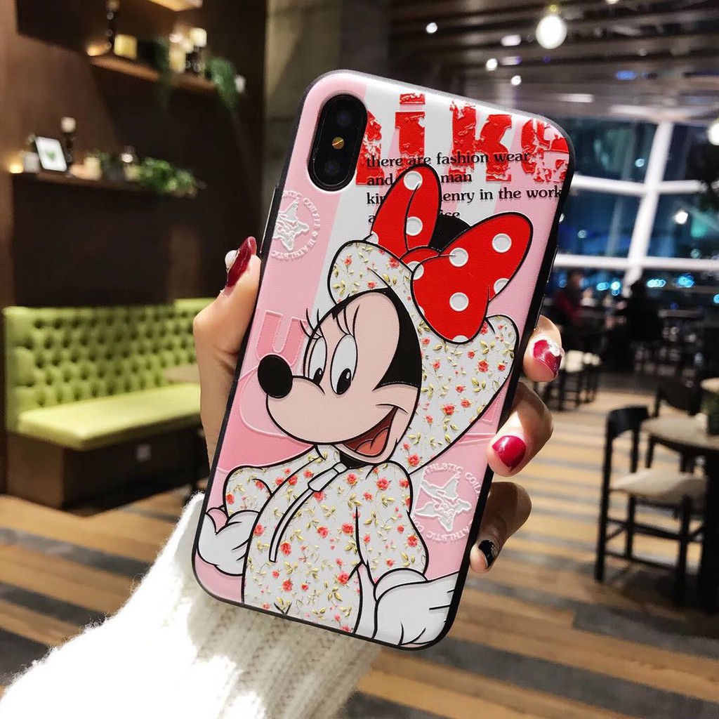 Ốp Điện Thoại In Hình Chuột Mickey / Minnie Đáng Yêu Cho Iphone Xs Max Xr | BigBuy360 - bigbuy360.vn