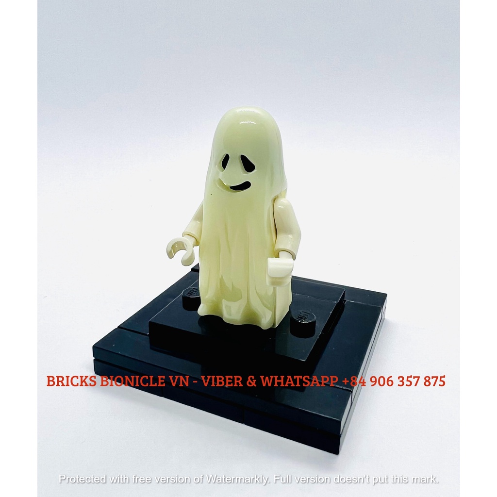 LEGO MINIFIGURES - ĐỒ CHƠI XẾP HÌNH NHÂN VẬT LEGO CASTLE SYSTEM - GHOST - BÓNG MA DẠ QUANG