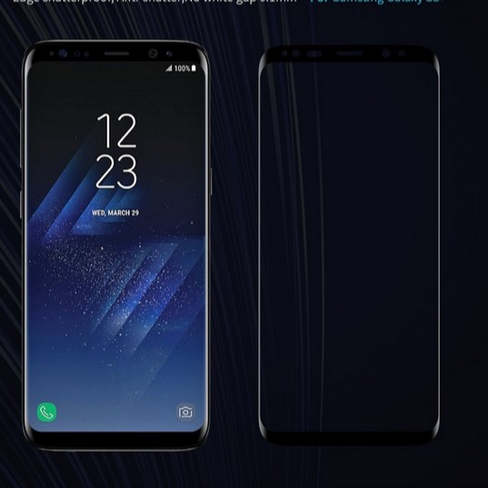 Dán cường lực full màn hình Samsung S8 chính hãng Nillkin CP+ Max