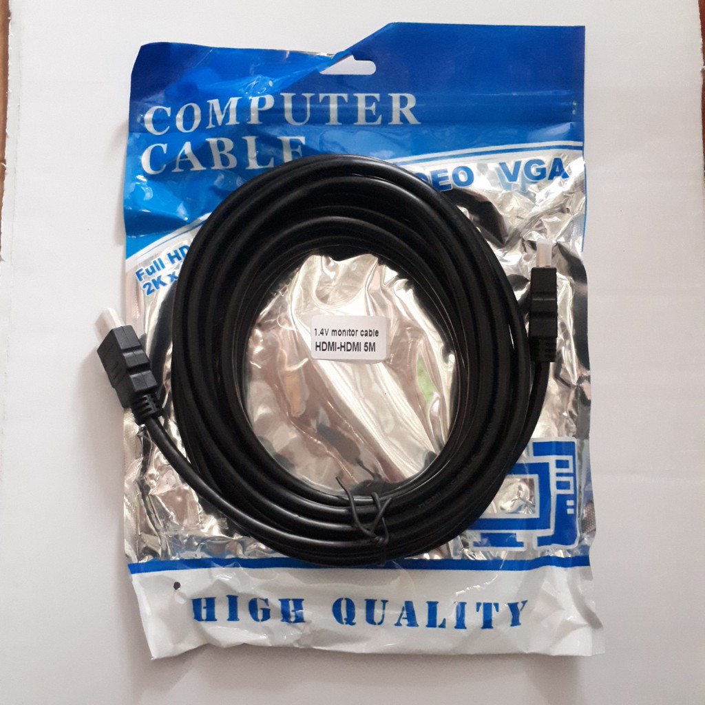 Dây Cáp HDMI 3m tròn chất lượng cao. Hỗ trợ độ phân giải Full HD 1080P, 1440P, 1600P