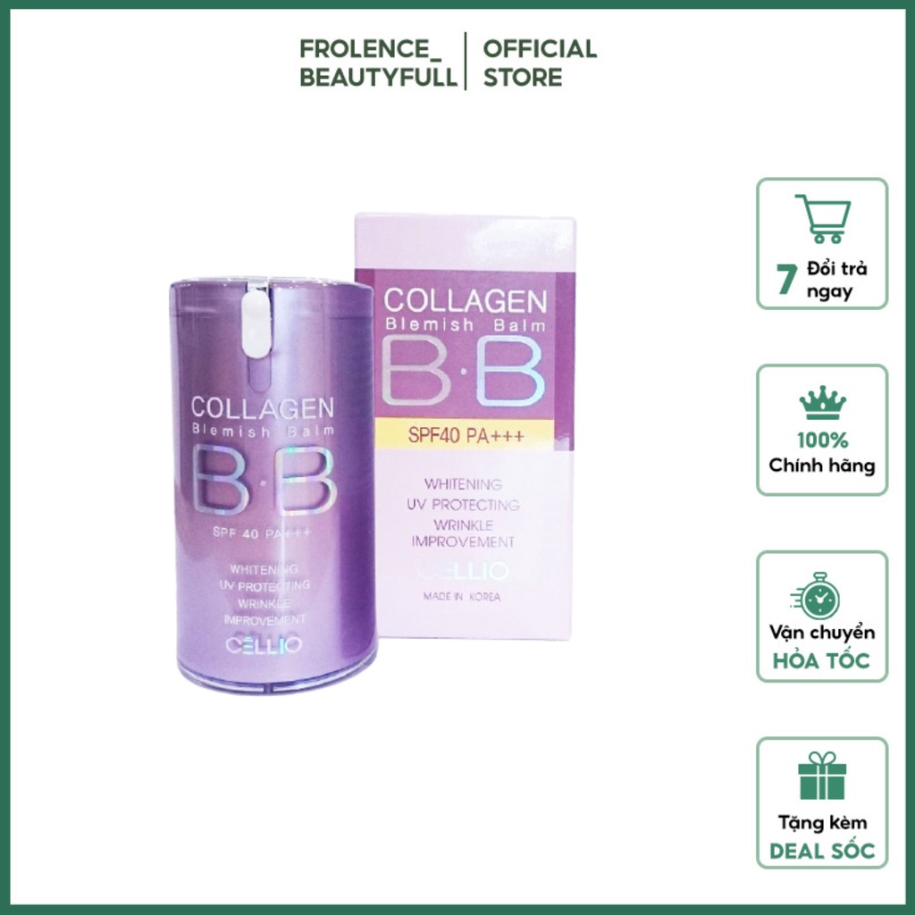 KEM NỀN BB Collagen Cellio HÀN QUỐC
