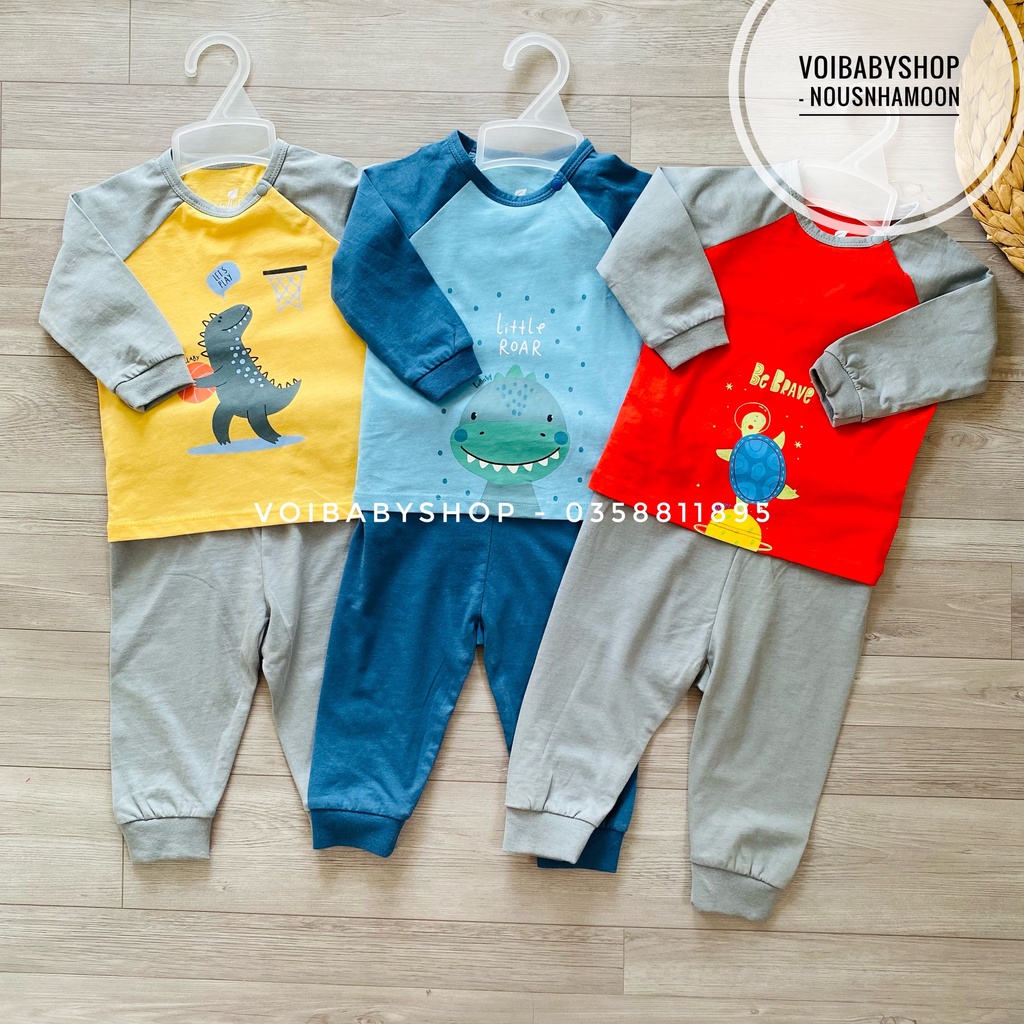 Bộ raglan dài tay bo ống Lullaby cho bé NH451M