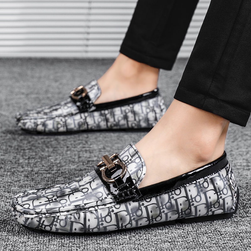 Giày Lười Da Cổ Điển Cho Nam