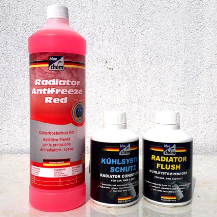 Nước Làm Mát BLUECHEM Radiator Antifreeze Red 1000ml