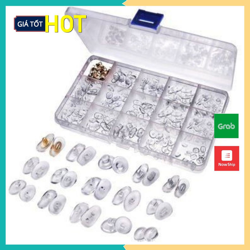 Bộ 150 đôi ĐỆM MŨI (VE) KÍNH MẮT | HỘP 150 ĐÔI 15 LOẠI [Phụ Kiện Kính Mắt] [ Ship Hỏa Tốc HN ]