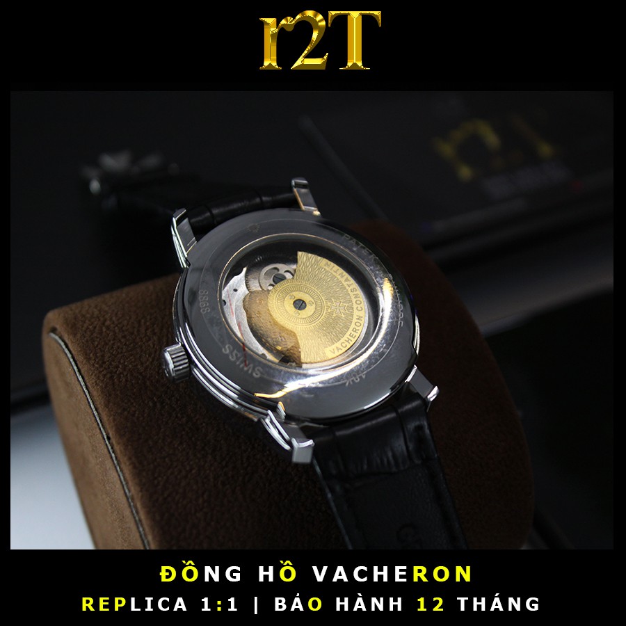 Đồng Hồ Cơ Nam VACHERON Cao Cấp - Đồng Hồ đeo tay Dây Da Nam Chính Hãng