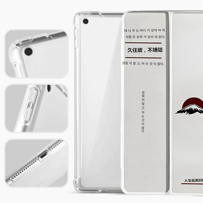 Leather Case With Pen Slot For Ipad 8th Generation Air4 3 2 1 Ipad 10.2 2020 7th Generation Pro11 Ipad6 5gen Mini4 5