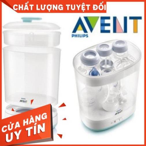 Máy tiệt trùng bình sữa Philips Avent 2 trong 1 SCF922/03