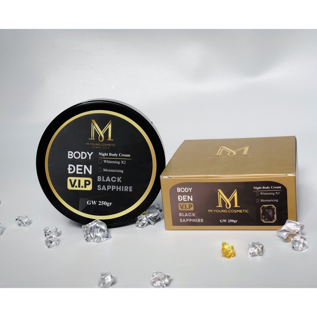 Kem Dưỡng Trắng Ban Đêm Cấp Ẩm Mi Young Đen V.I.P - 250gr