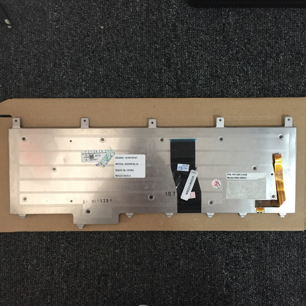 (KEYBOARD) BÀN PHÍM LAPTOP DELL ALIENWARE M17X (RENEW, BH 6TH) dùng cho Alienware M17X R1 R2 R3
