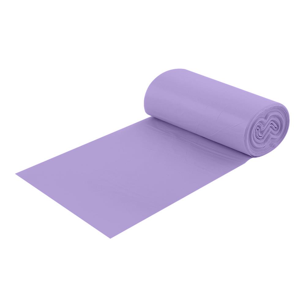 HomeBase ACCO Cuộn túi nilong đựng rác có mùi thơm Thái Lan 30 cái 45x50cm Tím Mùi Lavender