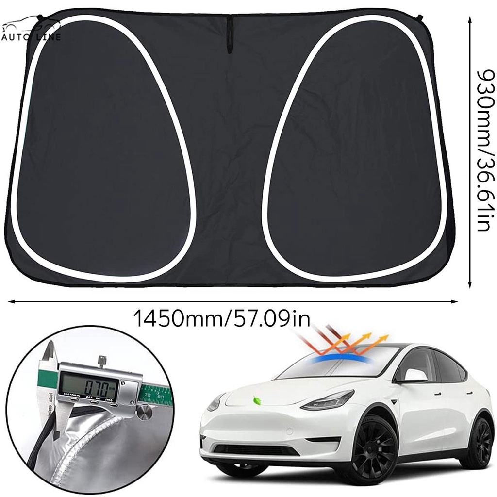 Tấm Che Nắng Gắn Kính Chắn Gió Phía Trước Cho Tesla Model 3 / Y SHOPCYC8782