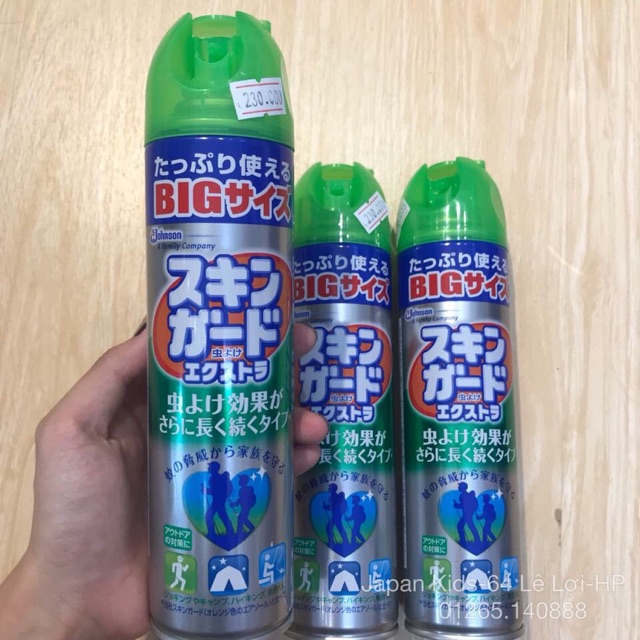 Xịt chống muỗi johnson