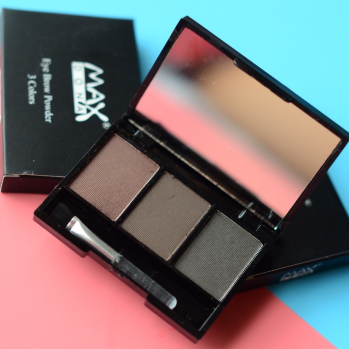 [Hàng mới về] Bảng phấn kẻ mày 3 màu kháng nước dễ lên màu lâu trôi