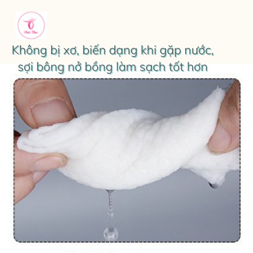 Khăn mặt nén dùng 1 lần 100% cotton mềm mịn, kháng khuẩn tốt,  bảo vệ làn da khỏi mụn - Việt Thư