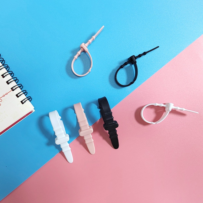 Bộ 20 Dây Quấn Dây Cáp Bằng Silicone Tiện Dụng