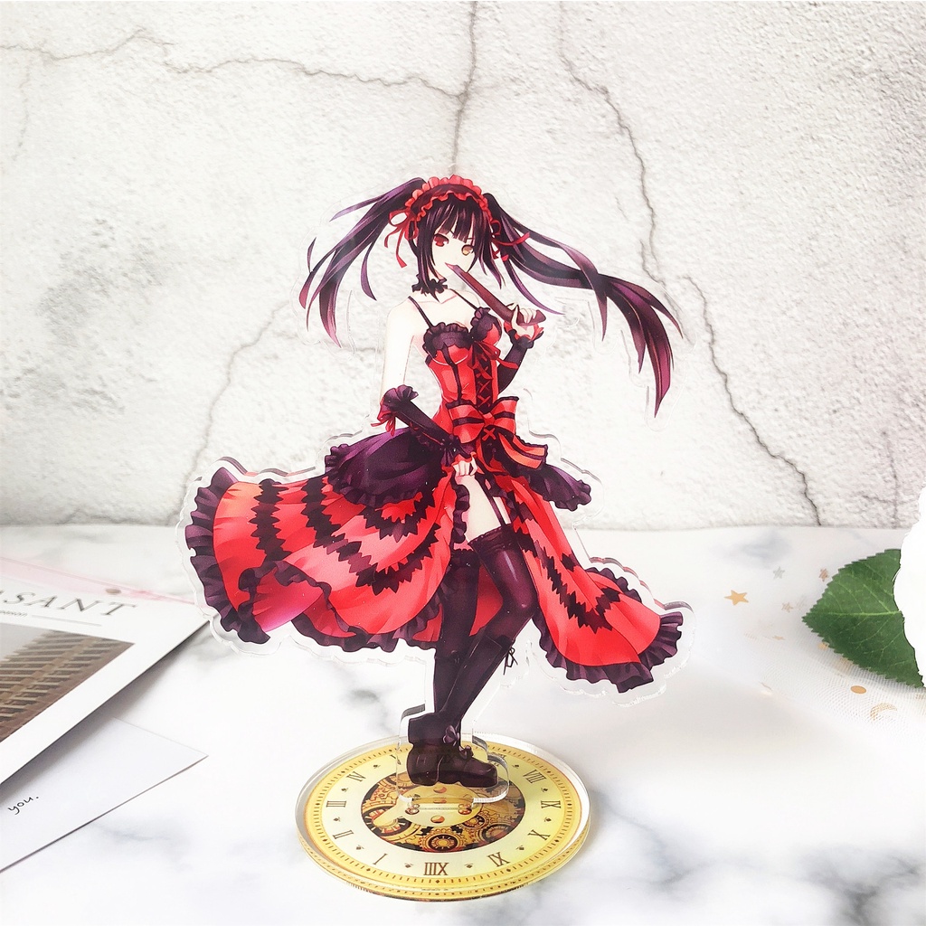 Mô Hình Đồ Chơi Nhân Vật Yatogami Tohka Tokisaki Kurumi Trong Phim Hoạt Hình Date A Live Cao 15cm