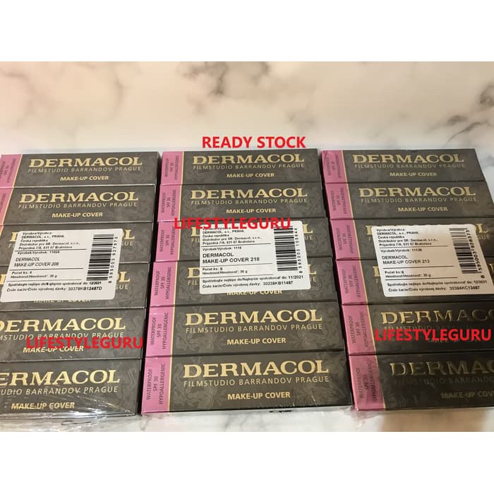 (hàng Mới Về) Kem Che Khuyết Điểm Dermacol - 1000% Chính Hãng