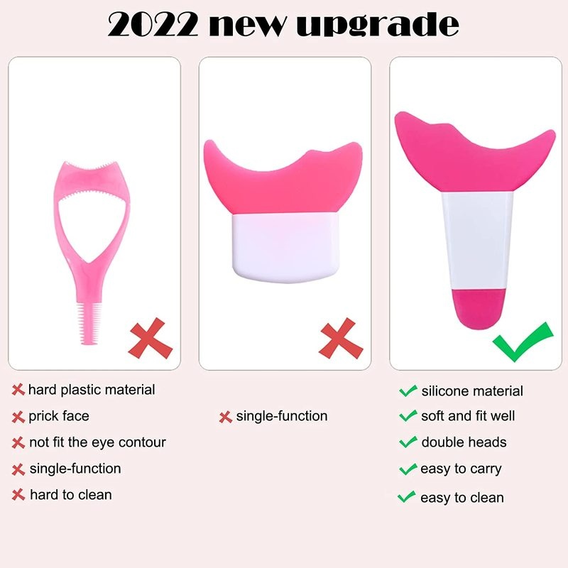 Dụng Cụ Hỗ Trợ Gắn Lông Mi Giả Bằng Silicone Tiện Dụng