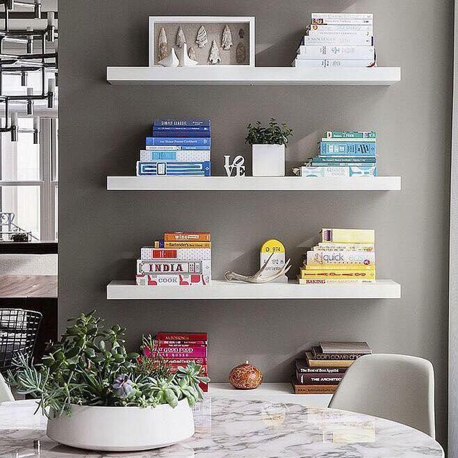 Kệ Trang Trí 3 Thanh Ngang Dài 80 cm sâu 15cm