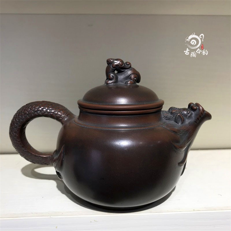 Ấm Tử Nê Khâm Châu Phan Hồ Long 230 ml