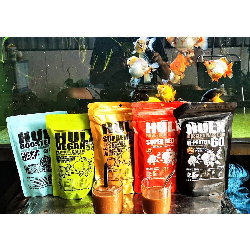 Cám Cá Vàng HULX Super Red - Tăng màu mạnh mẽ cho cá và tăng trưởng cao
