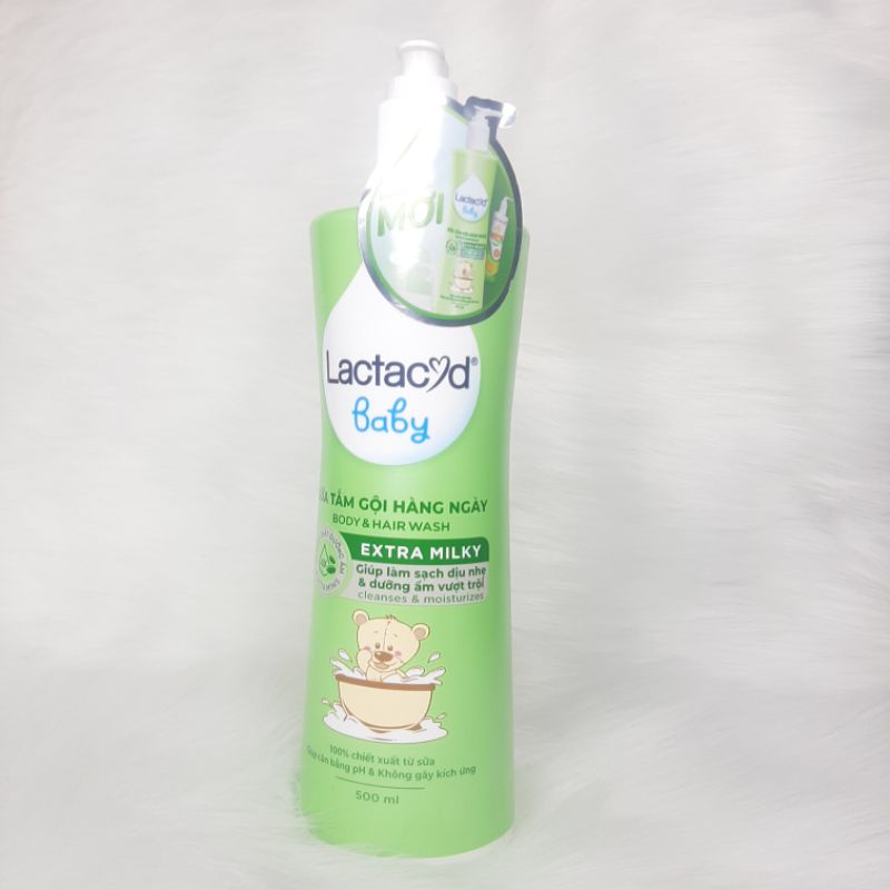 Tắm gội Lactacyd milky 250ml và 500ml