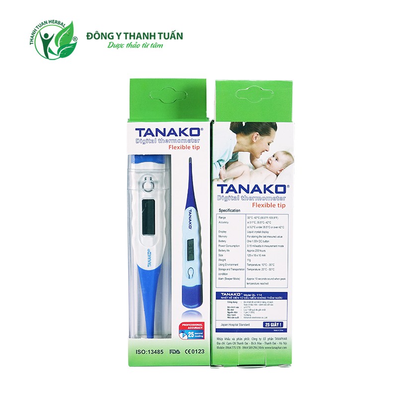 Combo 2 Nhiệt Kế Điện Tử Đầu Mềm Tanako - Đo Nhanh Trong 30 Giây