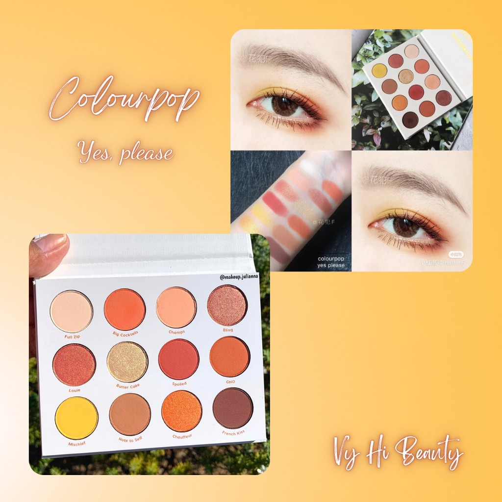 (Ảnh thật) Bảng mắt Colourpop Yes Please | BigBuy360 - bigbuy360.vn