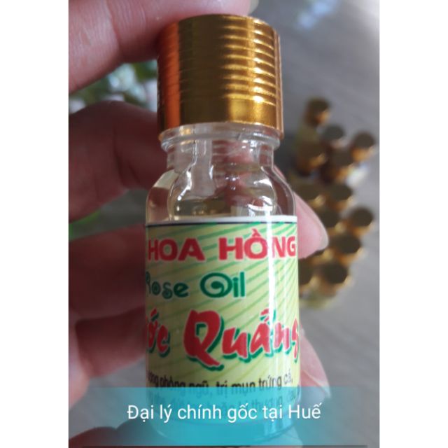 Tinh dầu Hoa hồng nguyên chất Phước Quảng 10ml, chính gốc Huế