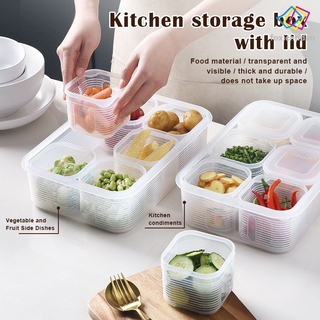 Hộp Đựng Thực Phẩm Để Tủ Lạnh Nhiều Ngăn Tiện Lợi