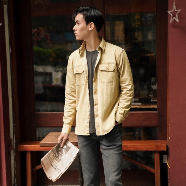 Áo sơ mi khaki thương hiệu thời trang nam 360Boutique chất liệu cao cấp - SDKTK251 | BigBuy360 - bigbuy360.vn