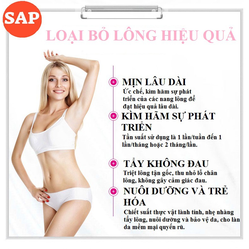 Kem tẩy lông Hair Removing Tẩy Hết Các Loại Lông, Tẩy Lông Chân, Wax Lông Nách, Chân, Bikini Mà Không Đau Rát