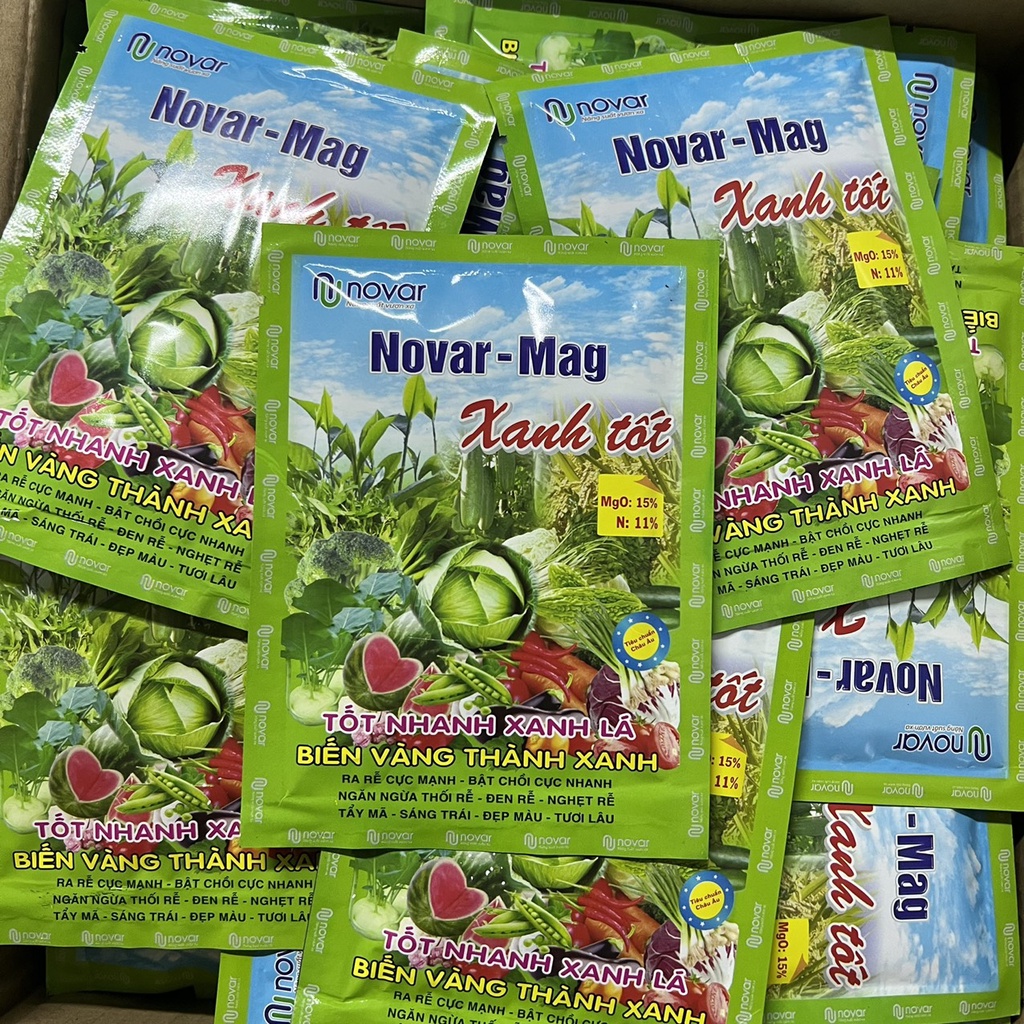 50g Phân bón bật chồi xanh lá Magie Nitrate cho Hoa hồng, Cây cảnh, Rau màu