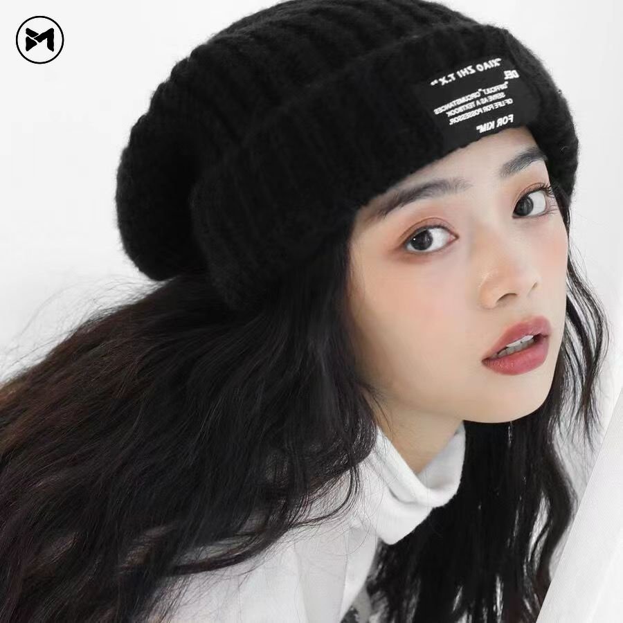 Mũ Len Dày Dặn Giữ Ấm Tai Thời Trang Thu Đông Cho Nam Nữ