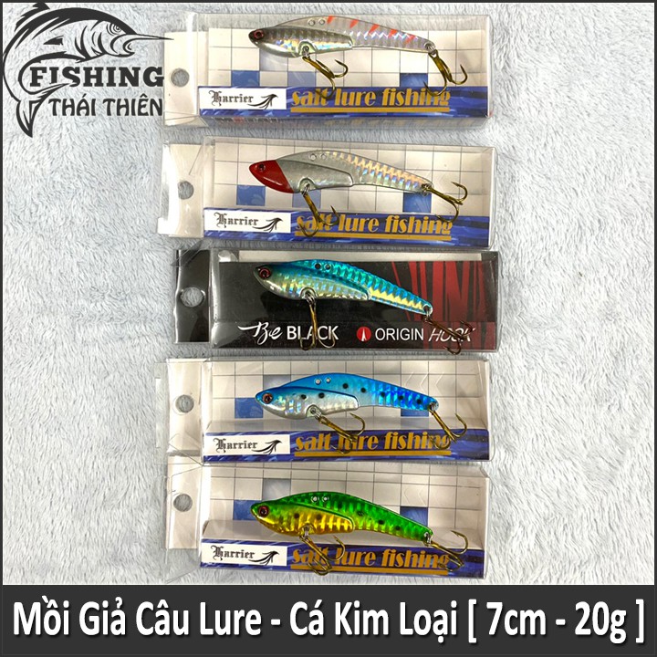 Mồi Giả Cá Kim Loại 7cm, 20g Câu Lure Cá Lóc, Chẽm, Chày, Các Loại Cá Săn Mồi