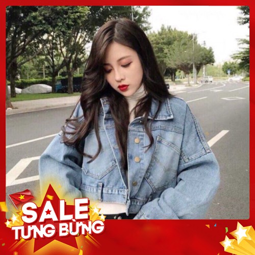-HÀNG NHẬP KHẨU Áo khoác jean nữ xanh xám đính nút sau điệu Đà nữ tính freesize dưới 65kg hàng loại 1 Liên hệ mua hàng 0