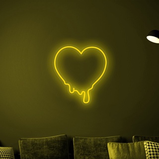 Đèn LED neon hình Tim chảy [INEON]